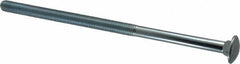 Value Collection - 1/2-13 UNC 10" Length Under Head, Standard Square Neck, Carriage Bolt - Grade 2 Steel, Zinc-Plated Finish - Caliber Tooling