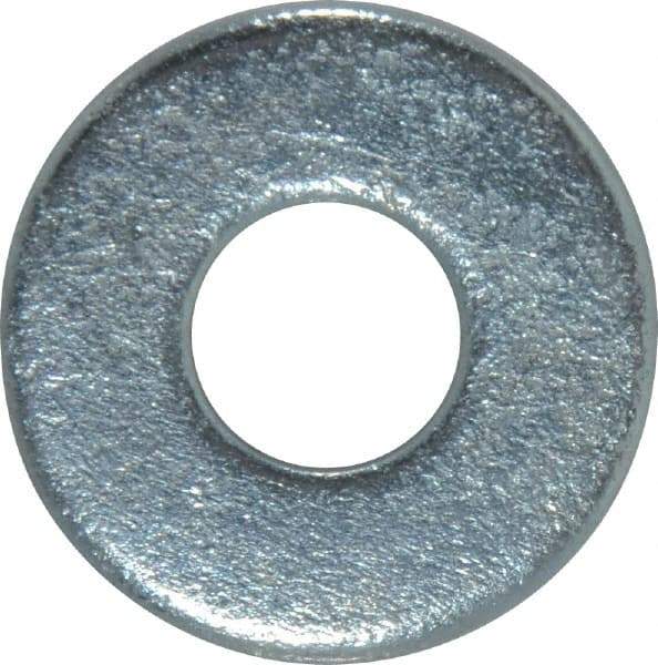 Value Collection - 7/16" Screw, Steel USS Flat Washer - 1/2" ID x 1-1/4" OD, 5/64" Thick, Zinc-Plated Finish - Caliber Tooling