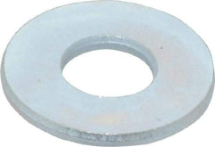 Value Collection - 1/4" Screw, Steel USS Flat Washer - 5/16" ID x 3/4" OD, 1/16" Thick, Zinc-Plated Finish - Caliber Tooling