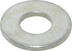 Value Collection - 3/8" Screw, Steel USS Flat Washer - 7/16" ID x 1" OD, 0.0781" Thick, Zinc-Plated Finish - Caliber Tooling