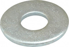 Value Collection - 5/8" Screw, Steel USS Flat Washer - 11/16" ID x 1-3/4" OD, 9/64" Thick, Zinc-Plated Finish - Caliber Tooling