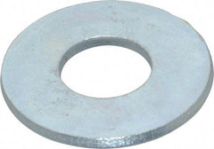 Value Collection - 1" Screw, Steel USS Flat Washer - 1-1/16" ID x 2-1/2" OD, 0.1719" Thick, Zinc-Plated Finish - Caliber Tooling