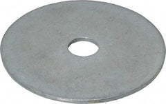 Value Collection - 1/4" Screw, Steel Fender Flat Washer - 1/4" ID x 1-1/2" OD, 0.049" Thick, Zinc-Plated Finish - Caliber Tooling