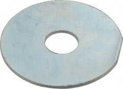 Value Collection - 1/2" Screw, Steel Fender Flat Washer - 1/2" ID x 2" OD, 0.06" Thick, Zinc-Plated Finish - Caliber Tooling