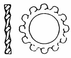 Value Collection - M16 Screw, 17mm ID, Stainless Steel External Tooth Lock Washer - 26mm OD, Uncoated, Grade 18-8 & Austenitic A2 - Caliber Tooling