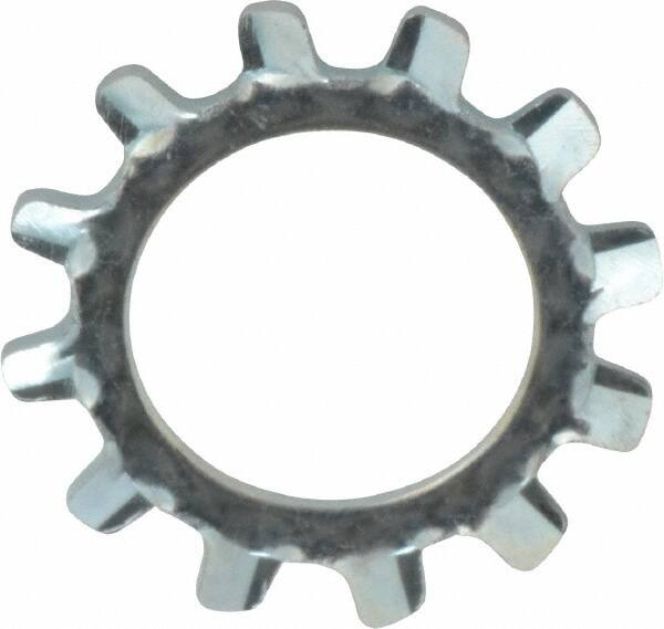 Value Collection - 7/16" Screw, 0.464" ID, Spring Steel External Tooth Lock Washer - 0.76" OD, Zinc-Plated, Grade 2 - Caliber Tooling