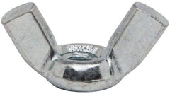 Value Collection - #10-24 UNC, Zinc Plated, Steel Standard Wing Nut - 0.91" Wing Span, 0.47" Wing Span - Caliber Tooling