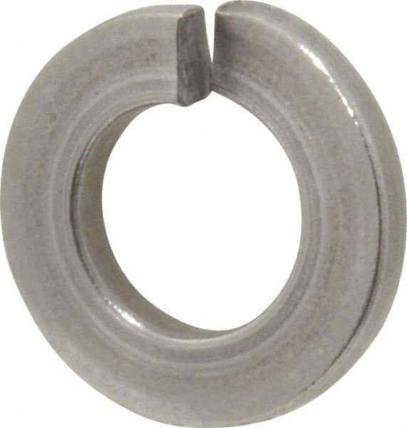 Value Collection - 1/4", 0.062" Thick Split Lock Washer - 18-8 Stainless Steel, 0.252" Min ID, 0.26" Max ID, 0.25" Min OD, 0.487" Max OD - Caliber Tooling