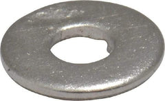 Value Collection - #2 Screw, Grade 18-8 Stainless Steel Standard Flat Washer - 3/32" ID x 1/4" OD, 0.025" Thick - Caliber Tooling