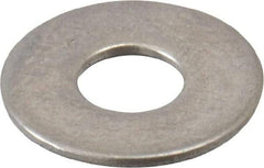 Value Collection - #6 Screw, Grade 18-8 Stainless Steel Standard Flat Washer - 9/64" ID x 3/8" OD, 0.031" Thick - Caliber Tooling