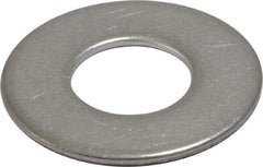 Value Collection - 1/2" Screw, Grade 18-8 Stainless Steel Standard Flat Washer - 17/32" ID x 1-1/16" OD, 0.095" Thick - Caliber Tooling