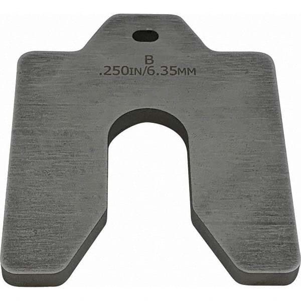 Maudlin Products - Metal Shim Stock Type: Slotted Shim Material: Stainless Steel - Caliber Tooling