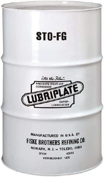 Lubriplate - 55 Gal Drum Mineral Multi-Purpose Oil - SAE 20, ISO 68, 350 SUS at 100°F, Food Grade - Caliber Tooling