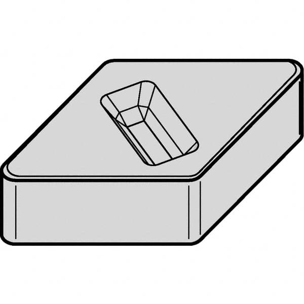 Kennametal - DNGX120712 T02020 Grade KYK25 Ceramic Turning Insert - 55° Diamond, 10mm Inscr Circle, 5/16" Thick, 3/64" Corner Radius - Caliber Tooling