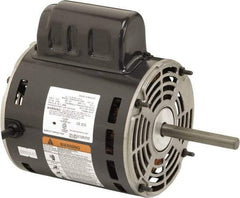 US Motors - 1/2 hp, ODP Enclosure, Auto Thermal Protection, 1,100 RPM, 115/230 Volt, 60 Hz, Industrial Electric AC/DC Motor - Size 48 Frame, Stud Mount, 1 Speed, Ball Bearings, 6.2/3.1 Full Load Amps, B Class Insulation, CW Lead End - Caliber Tooling