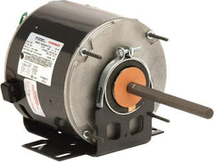 US Motors - 1/3 hp, ODP Enclosure, Auto Thermal Protection, 825 RPM, 208-230 Volt, 60 Hz, Industrial Electric AC/DC Motor - Size 48 Frame, Hub/Stud Mount, 1 Speed, Ball Bearings, 2.7 Full Load Amps, B Class Insulation, CCW Lead End Rev - Caliber Tooling