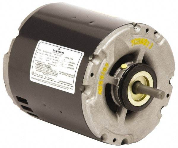 US Motors - 1/2 hp, ODP Enclosure, Auto Thermal Protection, 1,725 RPM, 115 Volt, 60 Hz, Industrial Electric AC/DC Motor - Size 56 Frame, Hub Mount, 2 Speed, Sleeve Bearings, B Class Insulation, CW Shaft End - Caliber Tooling