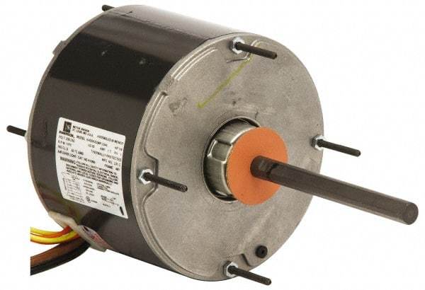 US Motors - 1/8 hp, TEAO Enclosure, Auto Thermal Protection, 825 RPM, 208-230 Volt, 60 Hz, Industrial Electric AC/DC Motor - Size 48 Frame, Bracket/Stud Mount, 1 Speed, Sleeve Bearings, 1.2 Full Load Amps, B Class Insulation, CCW Lead End Rev - Caliber Tooling