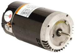 US Motors - 3/4 hp, ODP Enclosure, Auto Thermal Protection, 3,450 RPM, 208-230/115 Volt, 60 Hz, Industrial Electric AC/DC Motor - Size 56 Frame, C-Face Mount, 1 Speed, Ball Bearings, B Class Insulation, CCW Drive End - Caliber Tooling