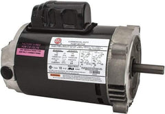 US Motors - 1/2 hp, ODP Enclosure, Auto Thermal Protection, 3,450 RPM, 115/208-230 Volt, 60 Hz, Industrial Electric AC/DC Motor - Size 56C Frame, C-Face Mount, 1 Speed, Ball Bearings, 8.2/4.2-4.1 Full Load Amps, B Class Insulation, Reversible - Caliber Tooling