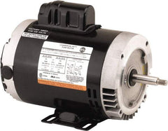 US Motors - 1/2 hp, ODP Enclosure, Auto Thermal Protection, 1,725 RPM, 115/208-230 Volt, 60 Hz, Industrial Electric AC/DC Motor - Size 56 Frame, C-Face Mount, 1 Speed, Ball Bearings, 8.9/4.4-4.5 Full Load Amps, B Class Insulation, Reversible - Caliber Tooling