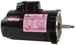 US Motors - 3/4 hp, ODP Enclosure, Auto Thermal Protection, 3,450 RPM, 115/208-230 Volt, 60 Hz, Industrial Electric AC/DC Motor - Size 56J Frame, J-Face Mount, 1 Speed, Ball Bearings, 10.4/5.4-5.2 Full Load Amps, B Class Insulation, CCW Drive End - Caliber Tooling