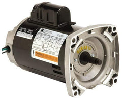 US Motors - 1 hp, ODP Enclosure, Auto Thermal Protection, 3,450 RPM, 115/230 Volt, 60 Hz, Industrial Electric AC/DC Motor - Size 56 Frame, Square Flange Mount, 1 Speed, Ball Bearings, 13.6/6.8 Full Load Amps, B Class Insulation, CCW Drive End - Caliber Tooling