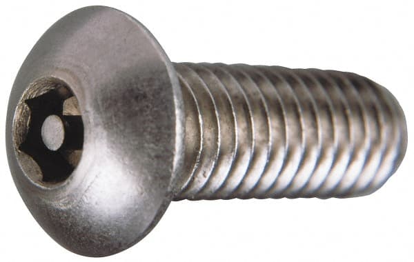 Socket Cap Screw: #8-32 x 1/2, Stainless Steel, Uncoated 18-8 Stainless Steel, UNC