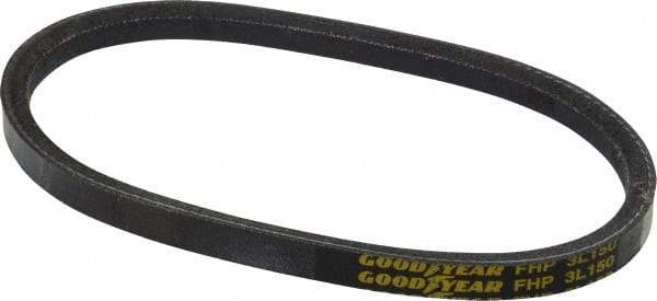 Continental ContiTech - Section 3L, 15" Outside Length, V-Belt - High Traction Rubber, Fractional HP, No. 3L150 - Caliber Tooling