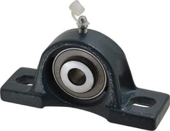 Value Collection - 4-7/8" OALBall Bearing Pillow Block - Cast Iron - Caliber Tooling