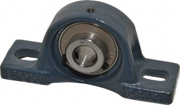 Value Collection - 4-7/8" OALBall Bearing Pillow Block - Cast Iron - Caliber Tooling