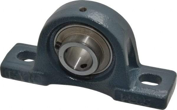 Value Collection - 5-1/2" OALBall Bearing Pillow Block - Cast Iron - Caliber Tooling