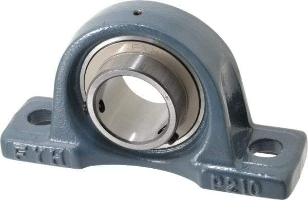 Value Collection - 8" OALBall Bearing Pillow Block - Cast Iron - Caliber Tooling