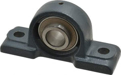 Value Collection - 5-1/2" OALBall Bearing Pillow Block - Cast Iron - Caliber Tooling