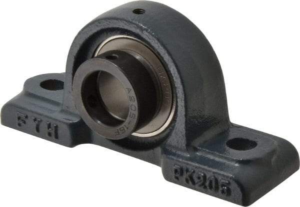 Value Collection - 5-1/2" OALBall Bearing Pillow Block - Cast Iron - Caliber Tooling