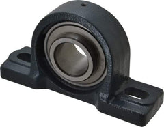 Value Collection - 7-1/8" OALBall Bearing Pillow Block - Cast Iron - Caliber Tooling