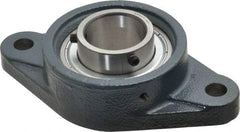 Value Collection - 6-1/8" OALBall Bearing Pillow Block - Cast Iron - Caliber Tooling