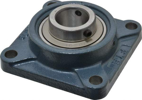 Value Collection - 4-5/8" OALBall Bearing Pillow Block - Cast Iron - Caliber Tooling