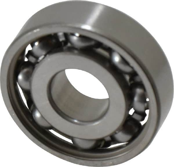 SKF - 10mm Bore Diam, 28mm OD, Open Deep Groove Radial Ball Bearing - 8mm Wide, 1 Row, Round Bore, 441 Lb Static Capacity, 1,040 Lb Dynamic Capacity - Caliber Tooling