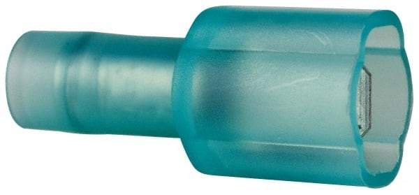 3M - 16 to 14 AWG, Nylon, Fully Insulated, Male Wire Disconnect - 3/16 Inch Wide Tab, Blue, RoHS 2011/65/EU Compliant - Caliber Tooling