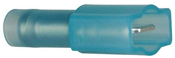 3M - 16 to 14 AWG, Nylon, Fully Insulated, Male Wire Disconnect - 1/4 Inch Wide Tab, Blue, RoHS 2011/65/EU Compliant - Caliber Tooling