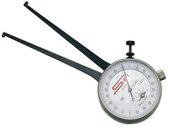 SPI - 3-1/4 to 4-1/4" Inside Dial Caliper Gage - 0.001" Graduation, 0.038mm Accuracy, 3-1/4" Leg Length, Ball Contact Points - Caliber Tooling