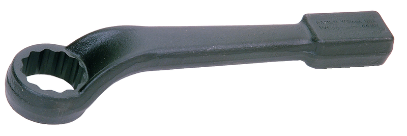 1-7/8" x 13" OAL-12 Point-Black Oxide-Offset Striking Wrench - Caliber Tooling