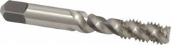 Kennametal - 3/8-16 UNC 3 Flute 3B Bottoming Spiral Flute Tap - Vanadium High Speed Steel, Bright Finish, 2.94" OAL, Right Hand Flute, Right Hand Thread, H3 - Caliber Tooling