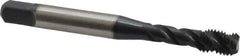 Kennametal - 1/4-28 UNF 3 Flute 3B Bottoming Spiral Flute Tap - Vanadium High Speed Steel, Oxide Finish, 2-1/2" OAL, Right Hand Flute, Right Hand Thread, H3 - Caliber Tooling