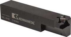 Kennametal - Internal/External Thread, Left Hand Cut, 1-1/4" Shank Width x 1-1/4" Shank Height Indexable Threading Toolholder - 6" OAL, N.4R Insert Compatibility, NE Toolholder, Series Top Notch - Caliber Tooling