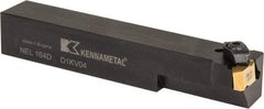 Kennametal - Internal/External Thread, Left Hand Cut, 1" Shank Width x 1" Shank Height Indexable Threading Toolholder - 6" OAL, N.4R Insert Compatibility, NE Toolholder, Series Top Notch - Caliber Tooling