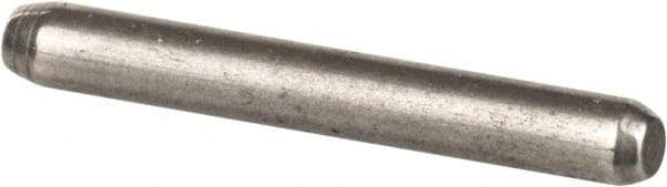 Made in USA - 1/16" Diam x 1/2" Pin Length 416 Stainless Steel Precision Dowel Pin - Passivated Finish, C 36-42 Hardness, 2 Beveled End - Caliber Tooling