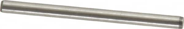 Made in USA - 3/32" Diam x 1-1/4" Pin Length 416 Stainless Steel Precision Dowel Pin - Passivated Finish, C 36-42 Hardness, 2 Beveled End - Caliber Tooling