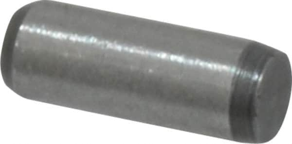 Made in USA - 3/32" Diam x 1/4" Pin Length 416 Stainless Steel Precision Dowel Pin - Passivated Finish, C 36-42 Hardness, 2 Beveled End - Caliber Tooling